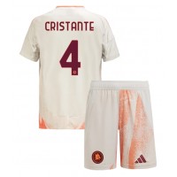 AS Roma Bryan Cristante #4 Udebane Trøje Børn 2024-25 Kortærmet (+ Korte bukser)